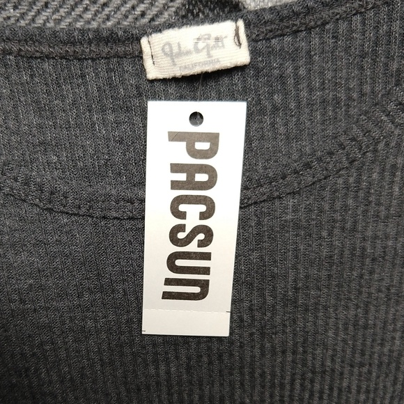 John Galt Soft Ribbed Poly Rayon Mini Tee Dress - Picture 3 of 4